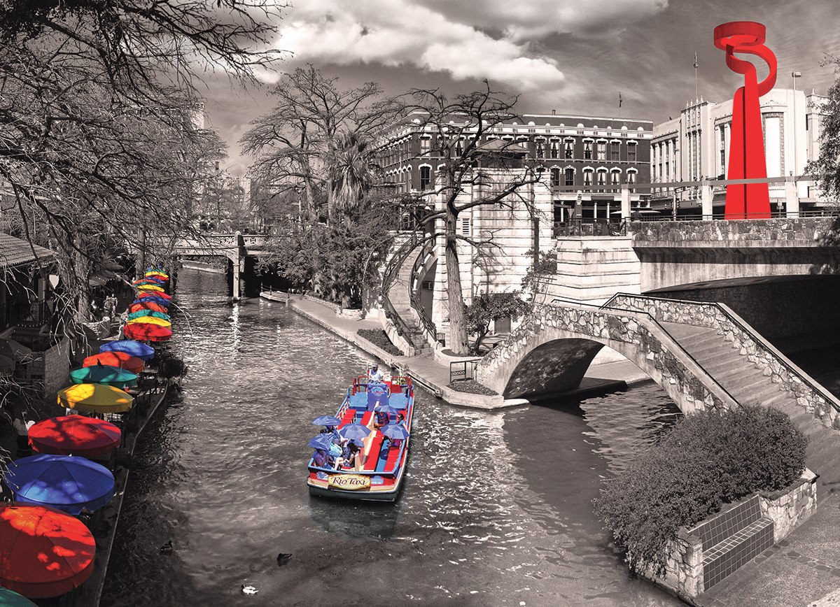 San Antonio: River Walk - 1000pc Jigsaw Puzzle by Eurographics