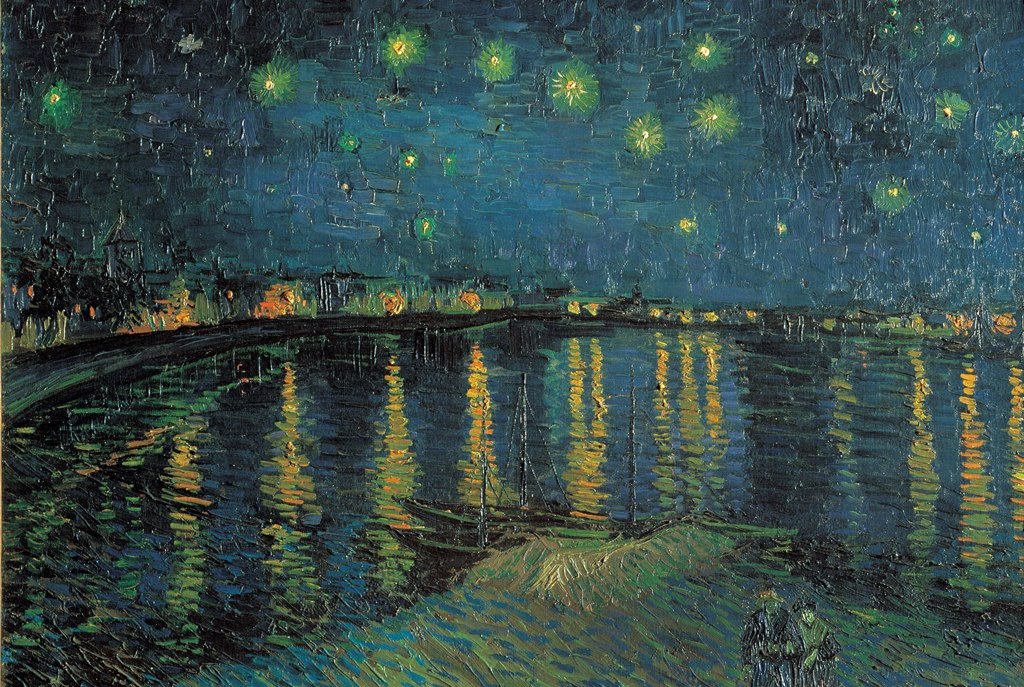 Starry Night Over The Rhone - 1000pc Jigsaw Puzzle by Tomax