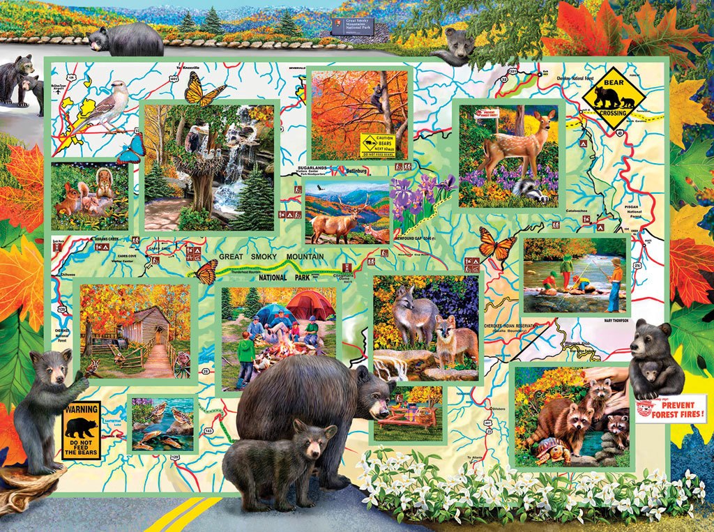 Bears on the Road - 1000pc Jigsaw Puzzle by SunsOut