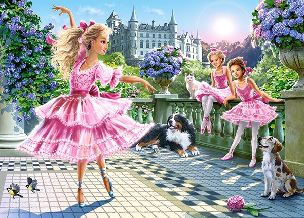 Ballet Dancers - 180pc Jigsaw Puzzle By Castorland