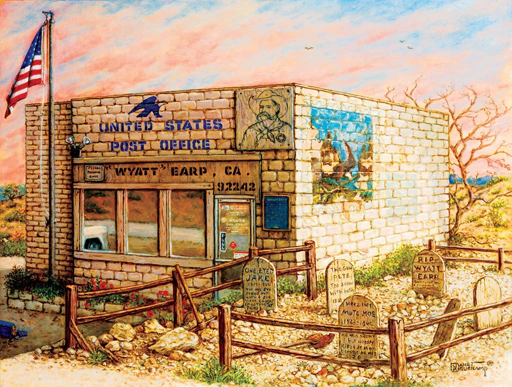 Wyatt Earp Post Office - 500pc Jigsaw Puzzle by Sunsout