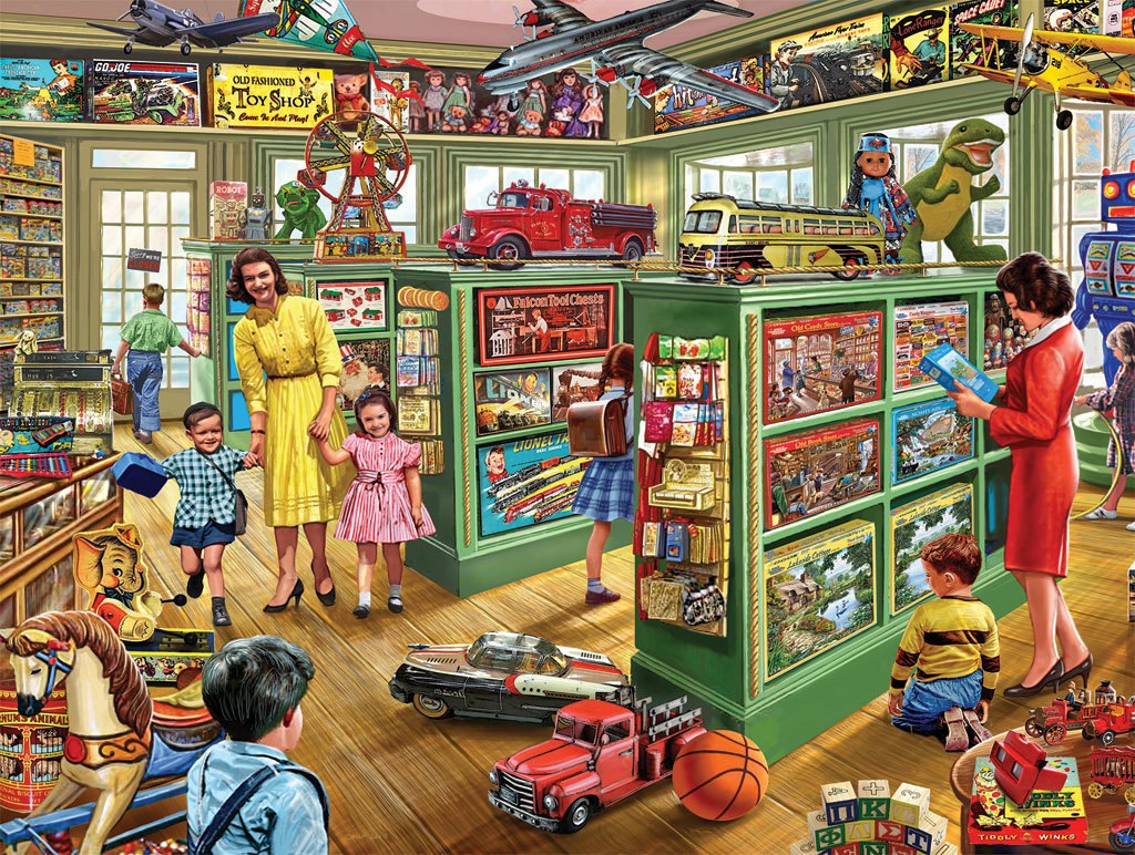 The Toy Store - 1000pc Jigsaw Puzzle by White Mountain