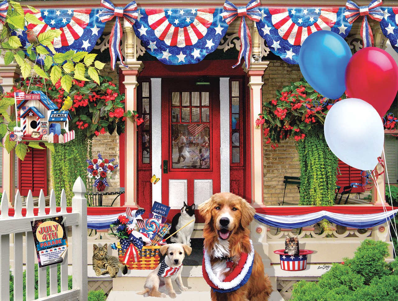 July 4th Parade - 500pc Jigsaw Puzzle by SunsOut  			  					NEW