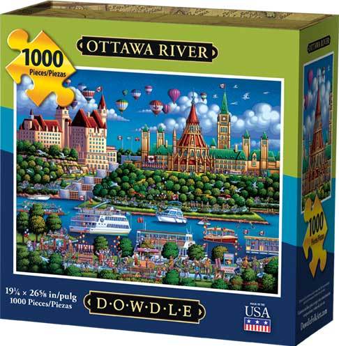 Ottawa River - 1000pc Jigsaw Puzzle by Dowdle  			  					NEW - image 1