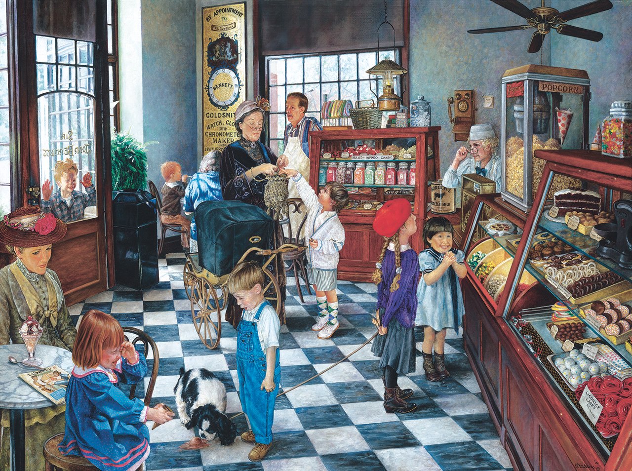 Confectionary Shop - 1000pc Jigsaw Puzzle by Sunsout  			  					NEW