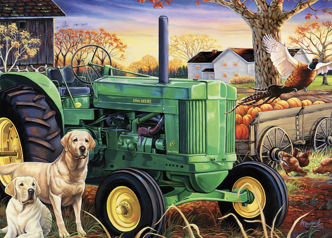 John Deere: Morning Work Crew - 1000pc Jigsaw Puzzle by Masterpieces