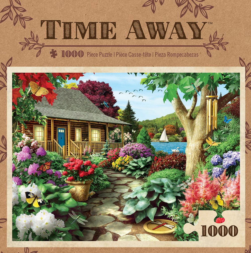 Dragonfly Garden - 1000pc Jigsaw Puzzle by Masterpieces  			  					NEW - image 1