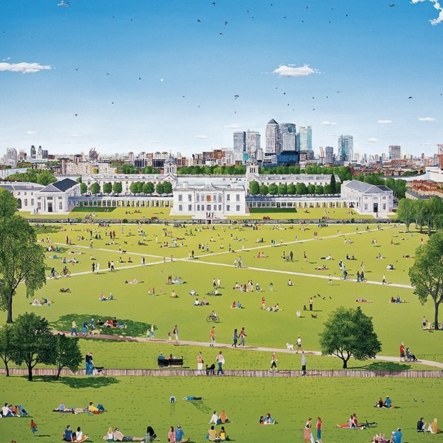 Haworth: Greenwich Park Proverbs - 1000pc Jigsaw Puzzle by Pomegranate  			  					NEW