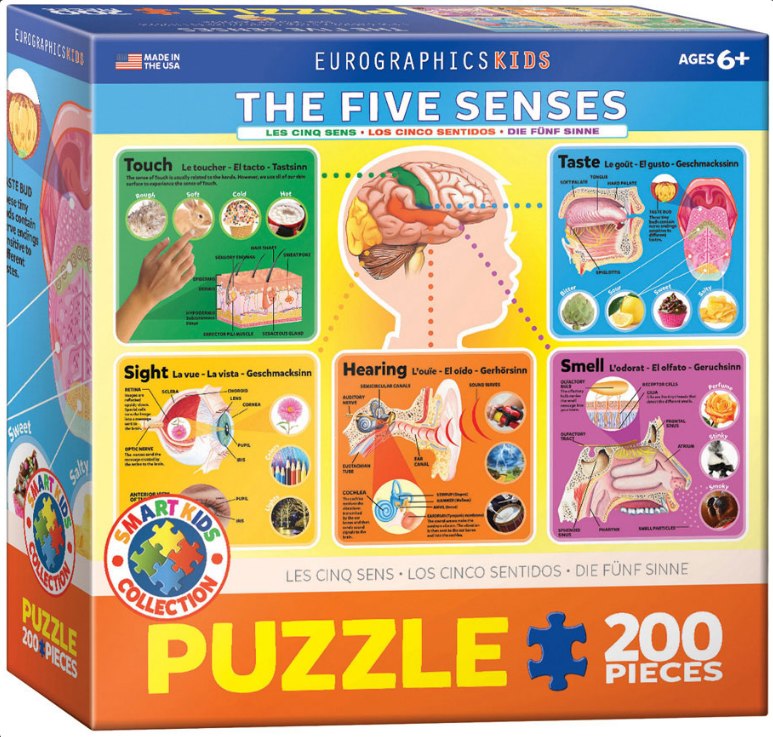 The Five Senses - 200pc Jigsaw Puzzle by Eurographics  			  					NEW