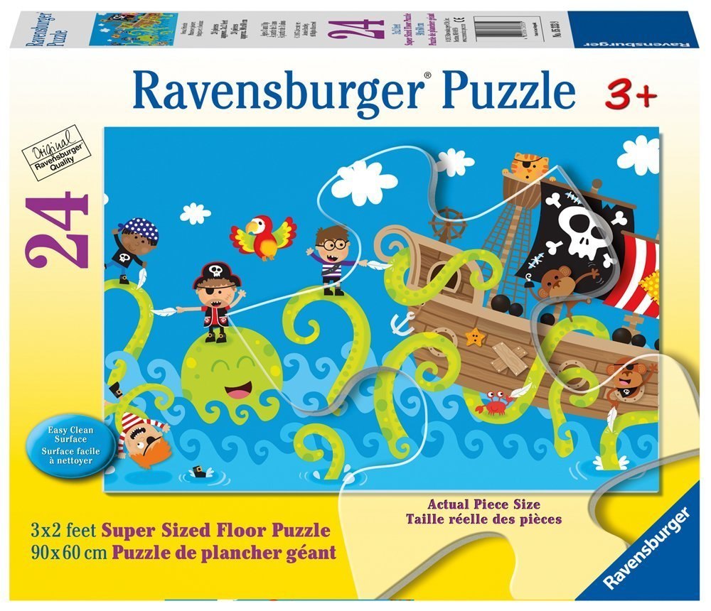 Ocean Friends - 24pc Super Sized Floor Puzzle by Ravensburger  			  					NEW - image 1