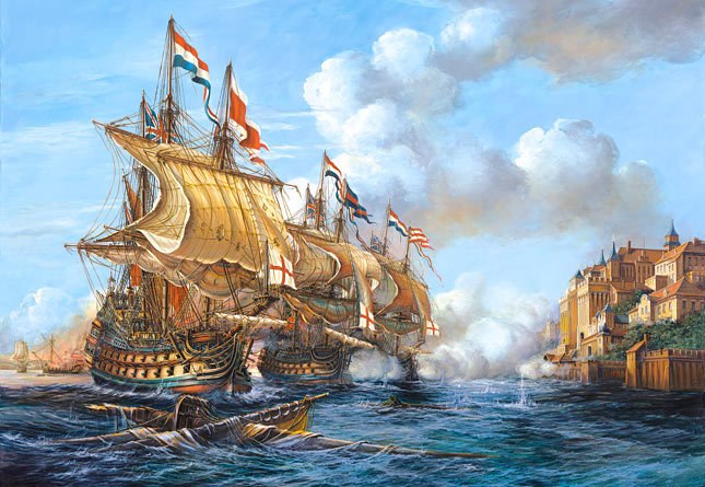 Battle of Porto Bello, 1739 - 2000pc Jigsaw Puzzle by Castorland