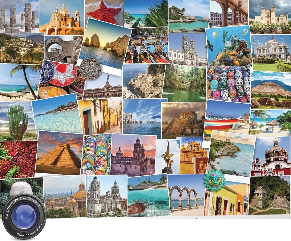 Globetrotter Mexico  - 1000pc Jigsaw Puzzle by EuroGraphics - image 1