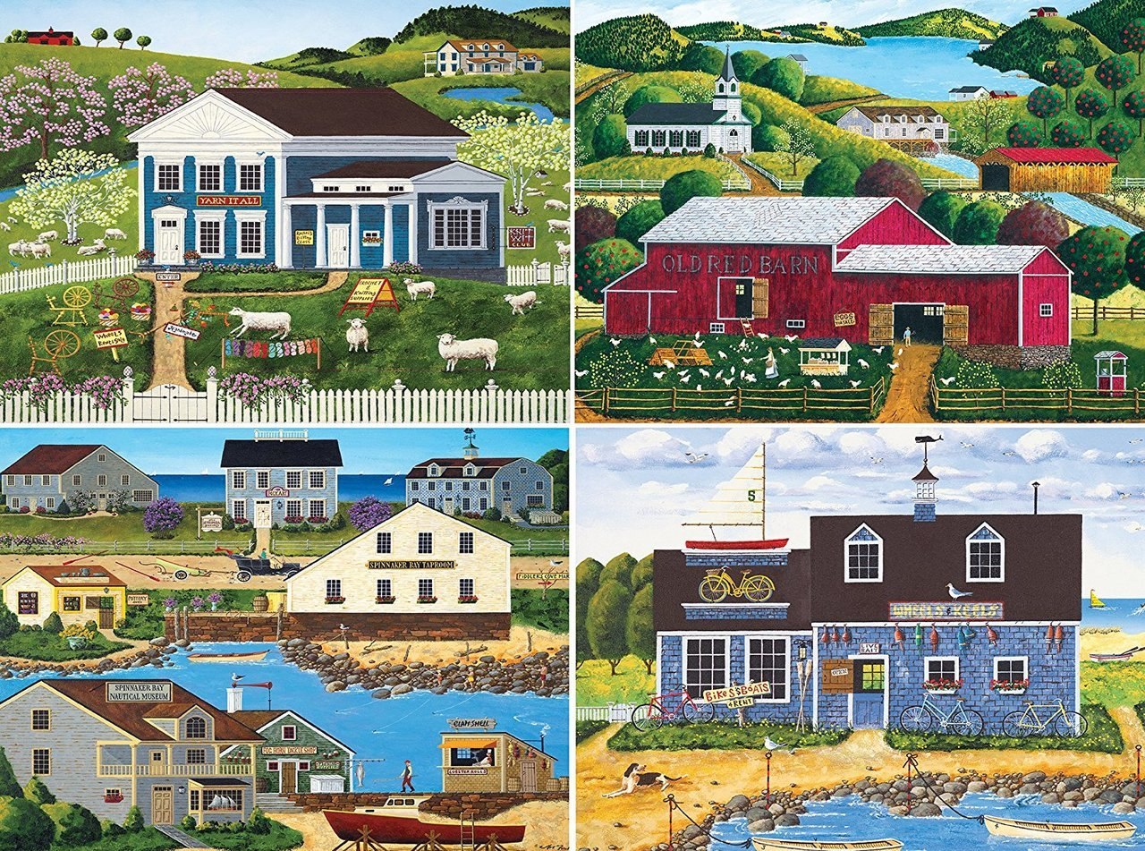 Art Poulin - 12 Pack Collection - Jigsaw Puzzle by Masterpieces  			  					NEW - image 1