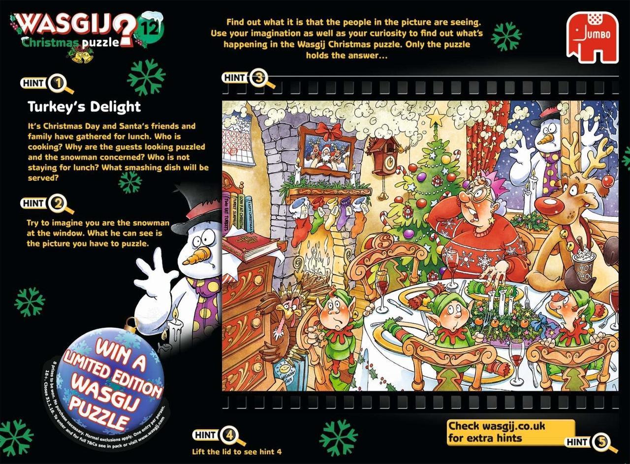 WASGIJ: Christmas 13, Turkey's Delight! - 2x1000pc Jigsaw Puzzle By Jumbo  			  					NEW - image 2