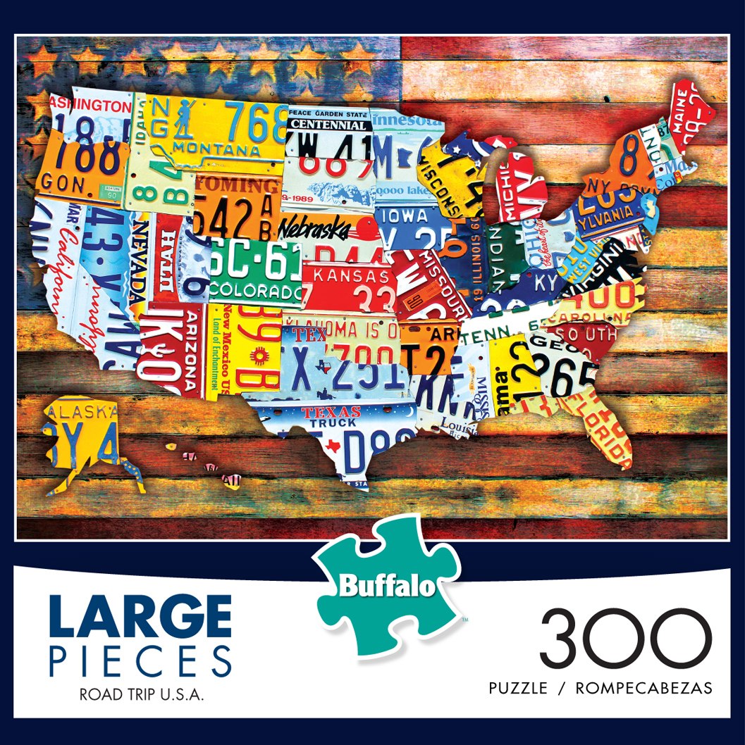 Road Trip USA - 300pc Jigsaw Puzzle by Buffalo Games