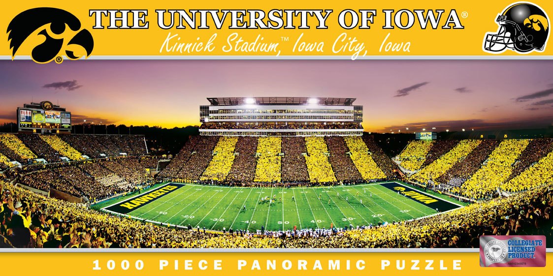 University of Iowa - 1000pc Panoramic Jigsaw Puzzle by Masterpieces - image 1