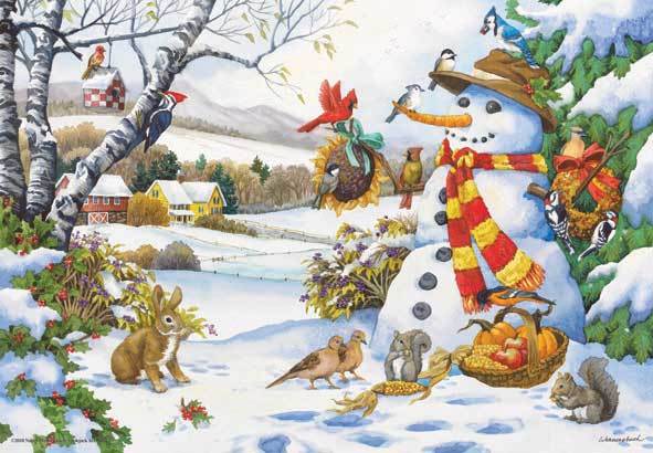 Frosty's Gifts - 260pc Jigsaw Puzzle by Anatolian