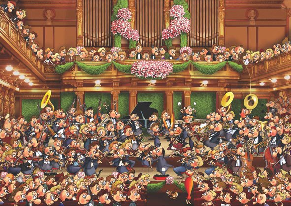 Concert - 1500pc Jigsaw Puzzle by Anatolian  			  					NEW