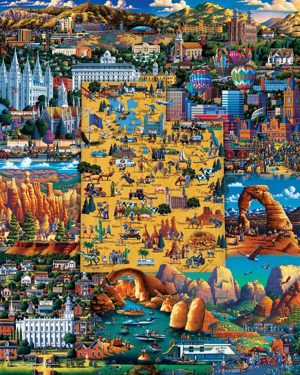 Best of Utah - 500pc Jigsaw Puzzle by Dowdle  			  					NEW