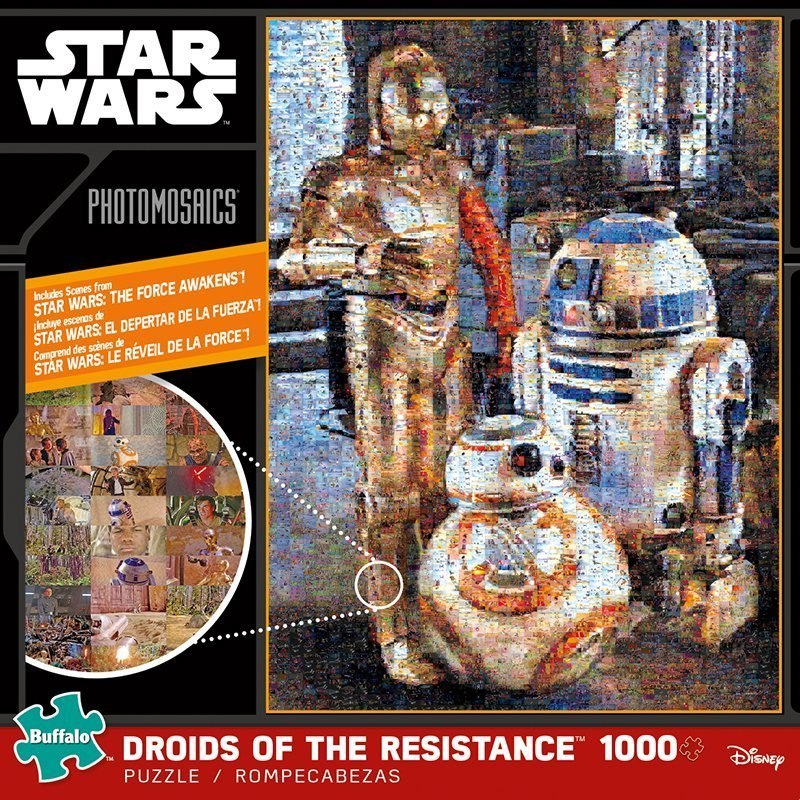 Star Wars: Droids of the Resistance - 1000pc Photomosaic Jigsaw Puzzle by Buffalo Games - image 1