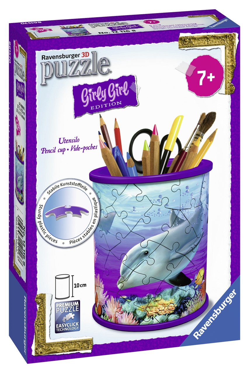 Pencil Holder Underwater - 54pc 3D By Ravensburger  			  					NEW - image 3