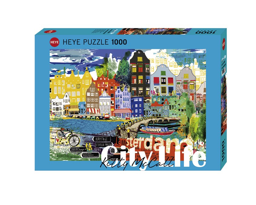 I love Amsterdam! - 1000pc Jigsaw Puzzle By Heye  			  					NEW - image 1