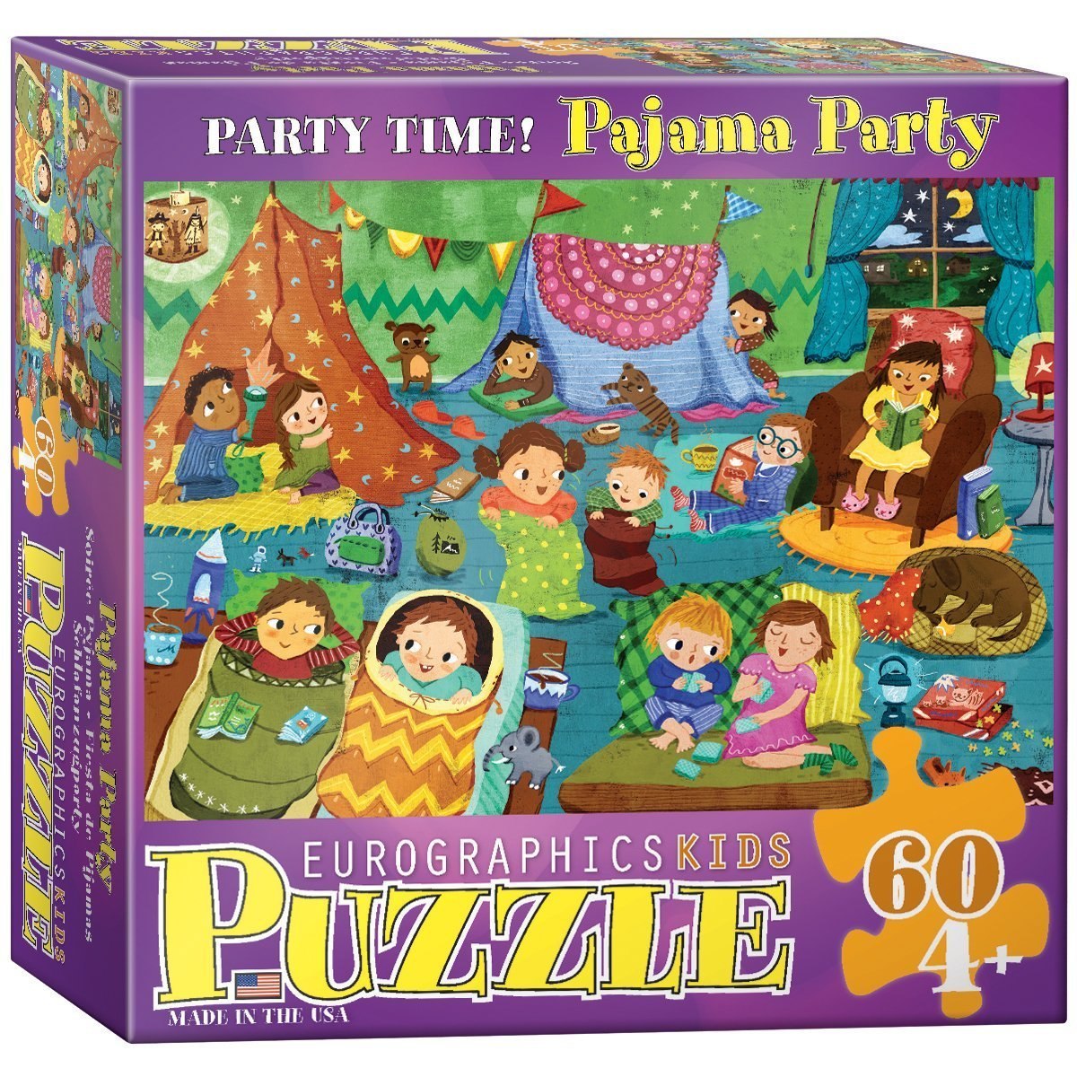 Pajama Party - 60pc Jigsaw Puzzle by Eurographics  			  					NEW - image 3