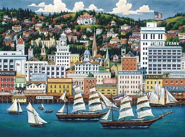 Portland - 500pc Jigsaw Puzzle by Dowdle