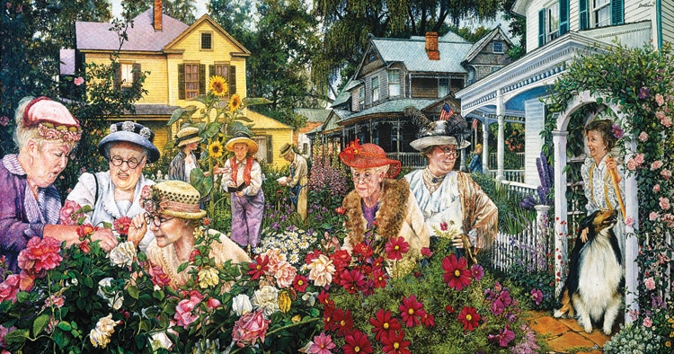 Garden Club Ladies - 300pc Jigsaw Puzzle By Sunsout