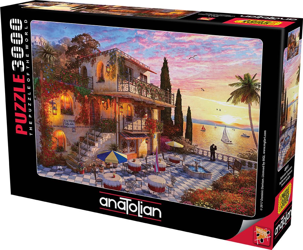 Mediterranean Romance - 3000pc Jigsaw Puzzle by Anatolian  			  					NEW - image 1