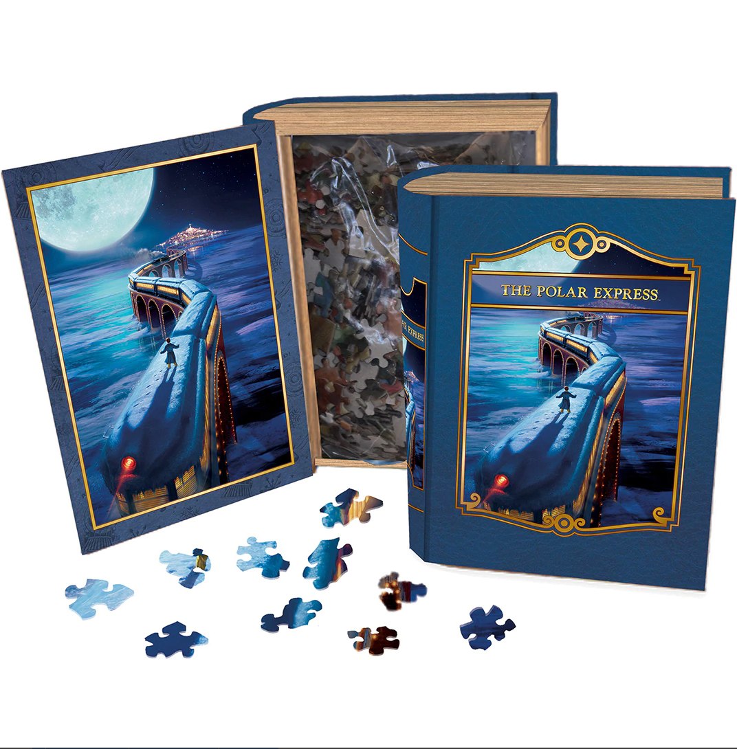 The Polar Express: Book Box - 1000pc Jigsaw Puzzle By Masterpieces - image 1