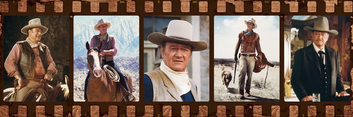 John Wayne: Forever in Film - 1000pc Panoramic Jigsaw Puzzle by Masterpieces