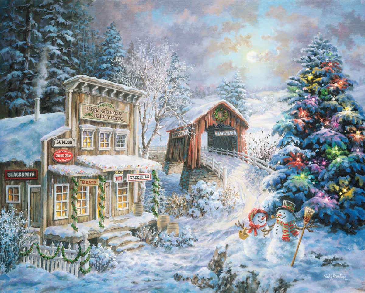 Country Christmas Store - 1000pc Jigsaw Puzzle By Springbok