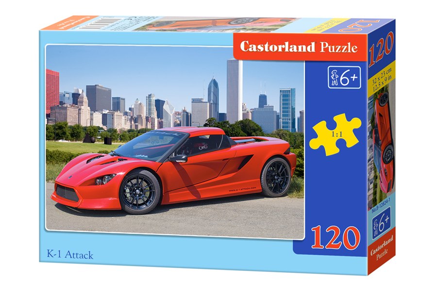 K-1 Attack - 120pc Jigsaw Puzzle By Castorland - image 1