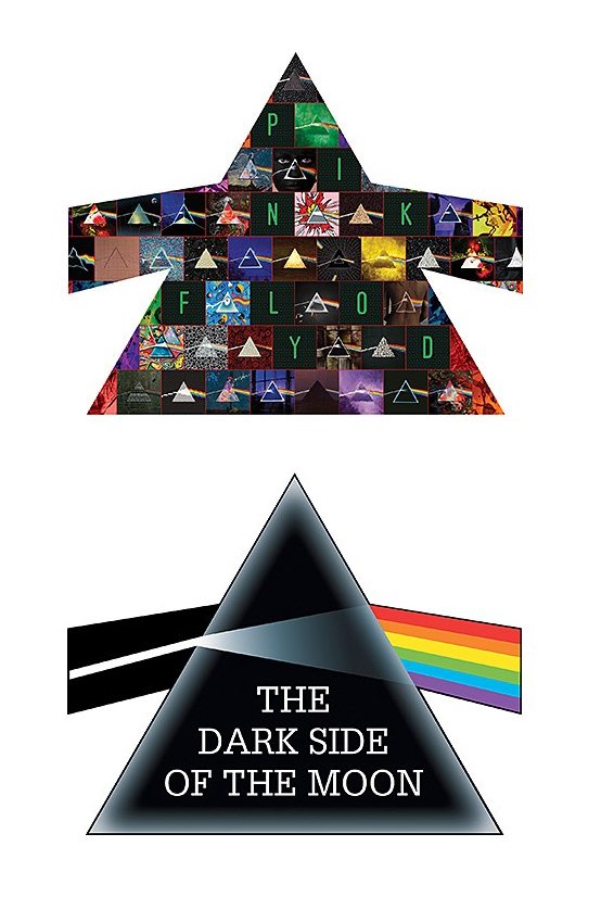 Pink Floyd, The Dark Side of the Moon - 600pc Double-sided Shaped Jigsaw Puzzle by Aquarius  			  					NEW