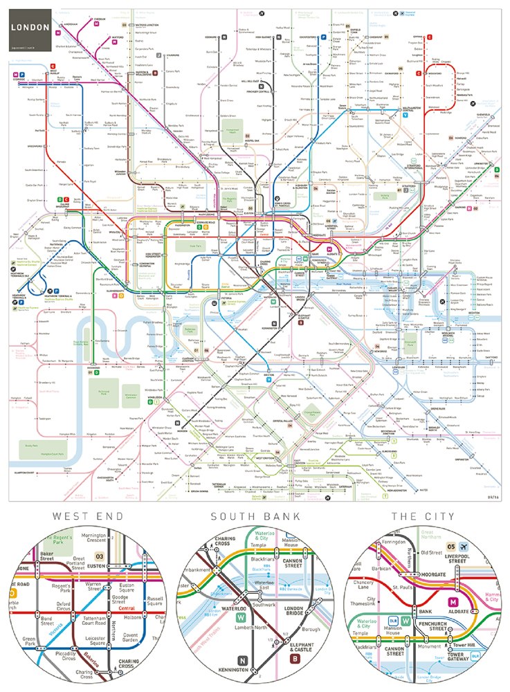 London Underground - 500pc Jigsaw Puzzle by Aquarius  			  					NEW - image 1