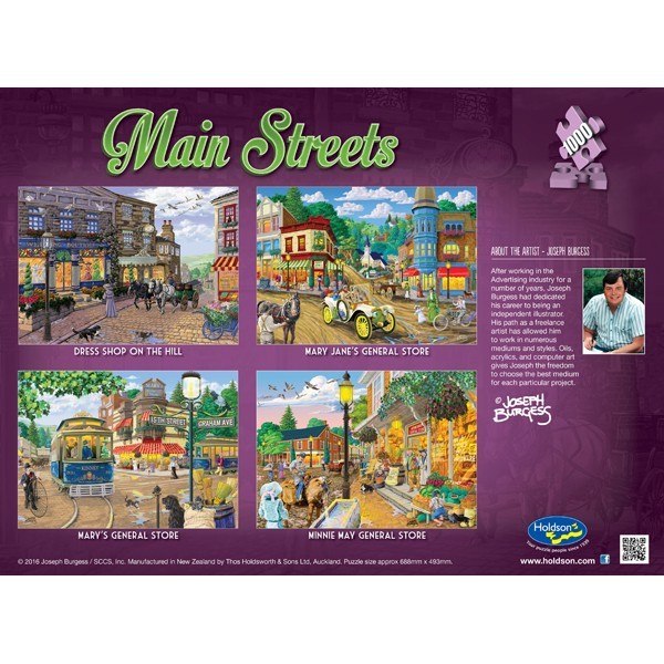 Main Streets: Mary Jane's Store - 1000pc Jigsaw Puzzle by Holdson  			  					NEW - image 2