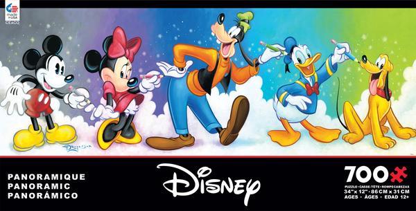 Disney: Fab 5 - 700pc Panoramic Jigsaw Puzzle by Ceaco  			  					NEW - image 1