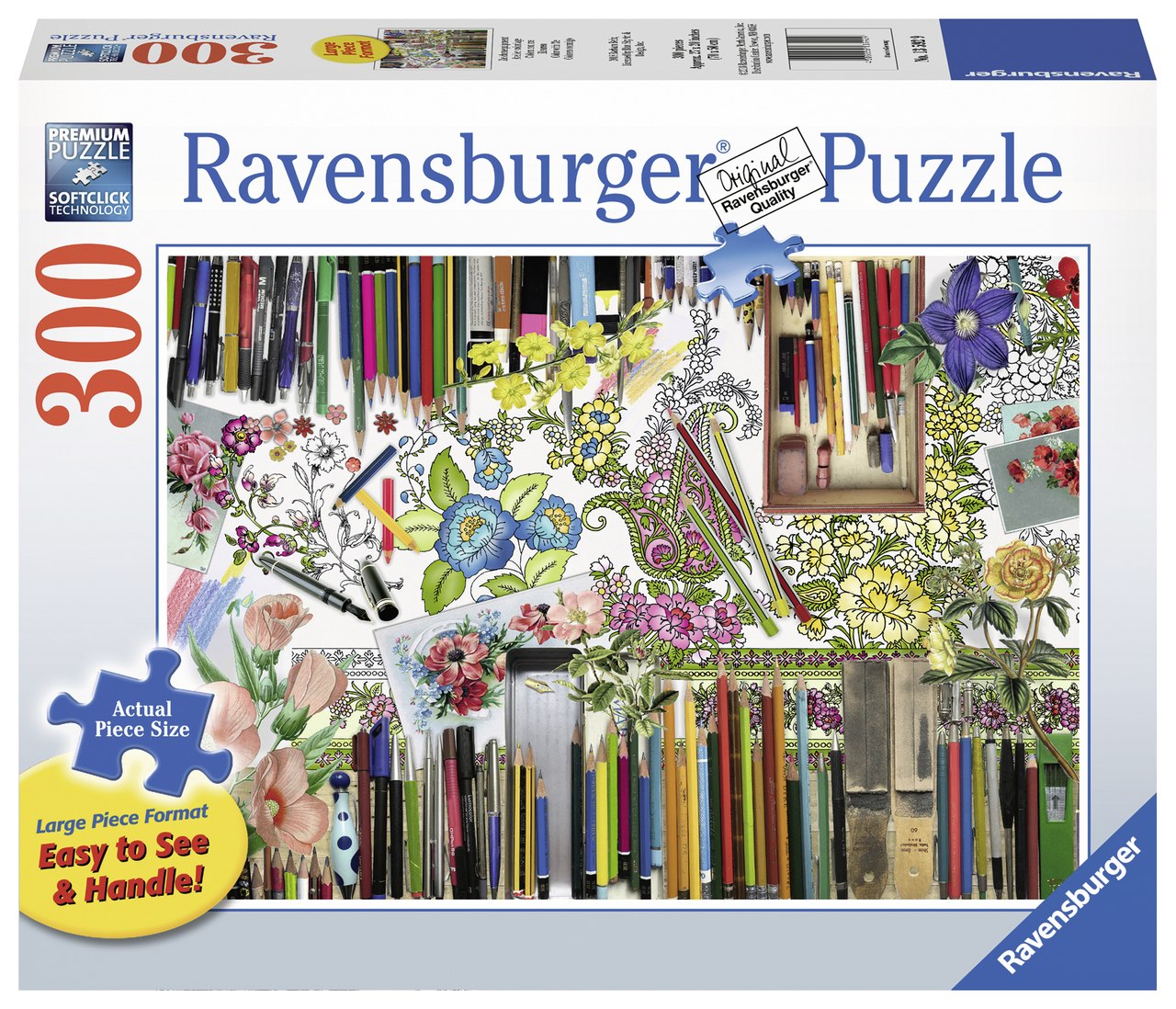Color with Me - 300pc Large Format By Ravensburger  			  					NEW - image 3