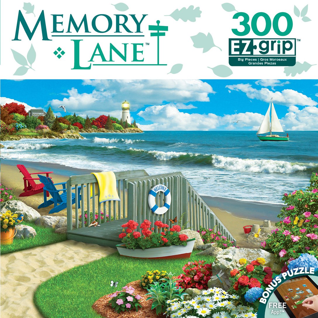Coastal Getaway - 300pc EZ Grip Jigsaw Puzzle by Masterpieces