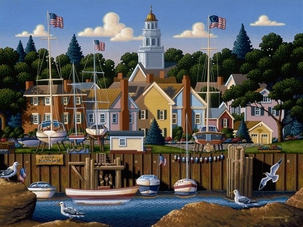 Marblehead - 500pc Jigsaw Puzzle by Dowdle