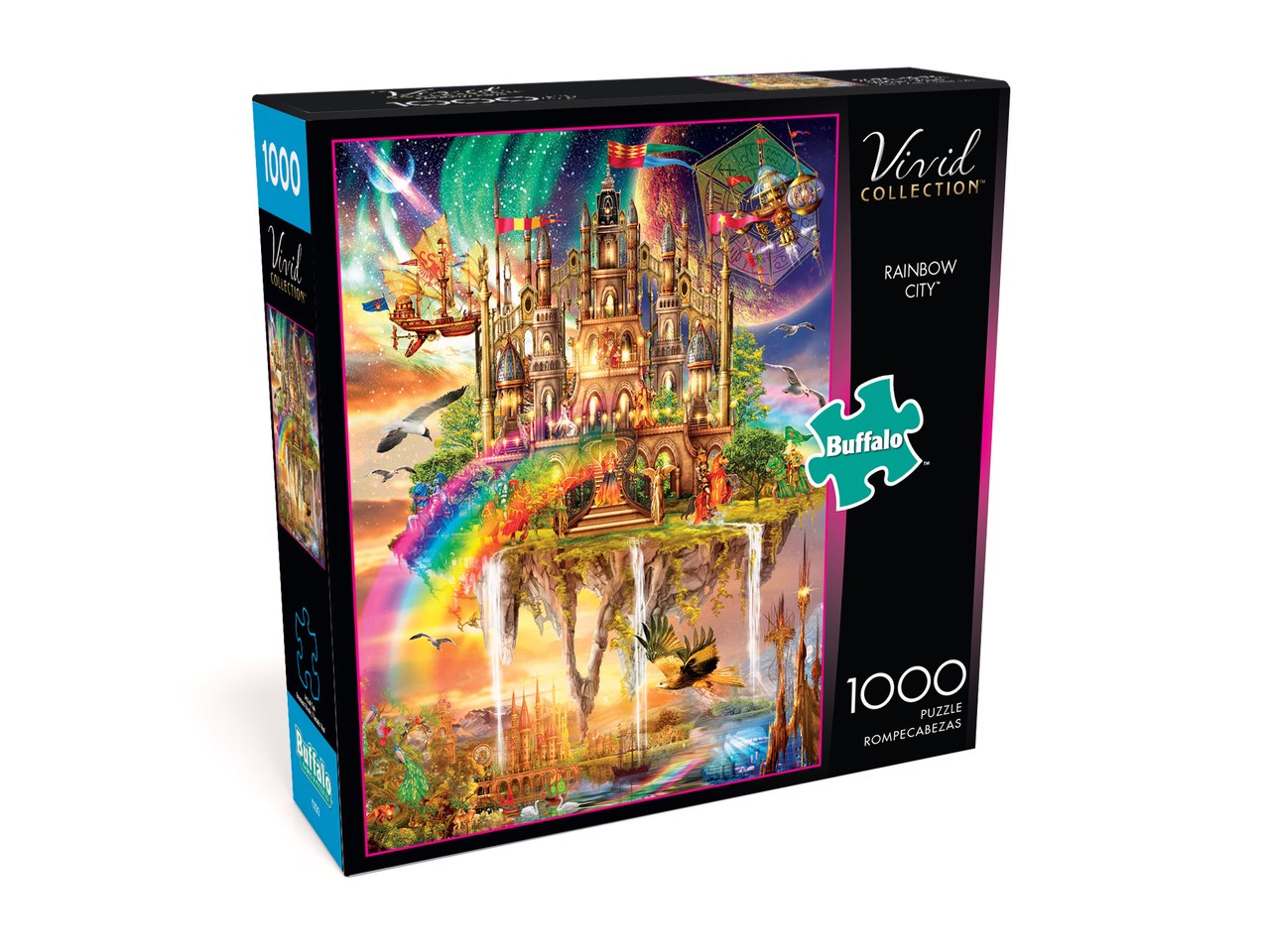 Vivid: Rainbow City - 1000pc Jigsaw Puzzle By Buffalo Games  			  					NEW - image 2