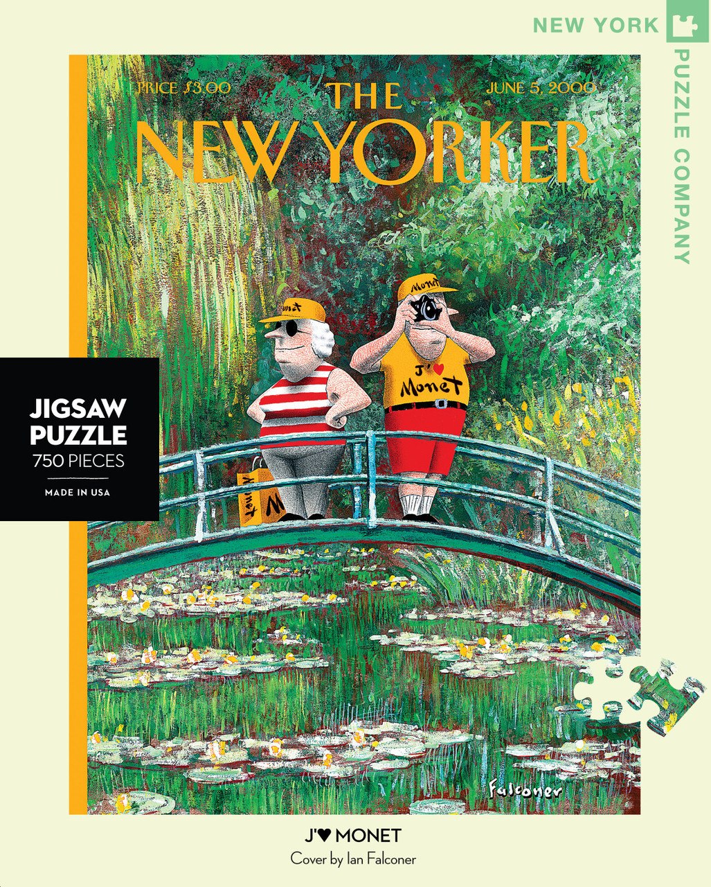 J'adore Monet - 750pc Jigsaw Puzzle by New York Puzzle Company - image 1