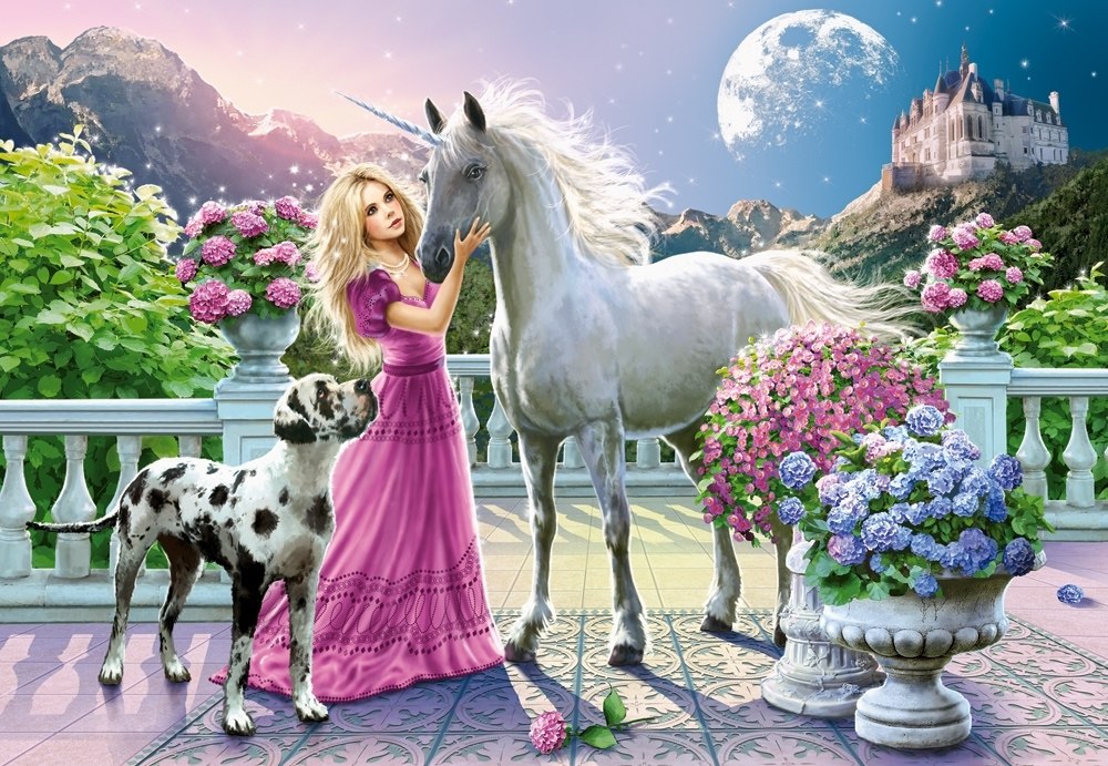 My Friend Unicorn - 1500pc Jigsaw Puzzle By Castorland