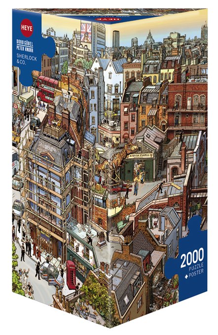 Sherlock & Co. - 2000pc Jigsaw Puzzle By Heye  			  					NEW - image 1