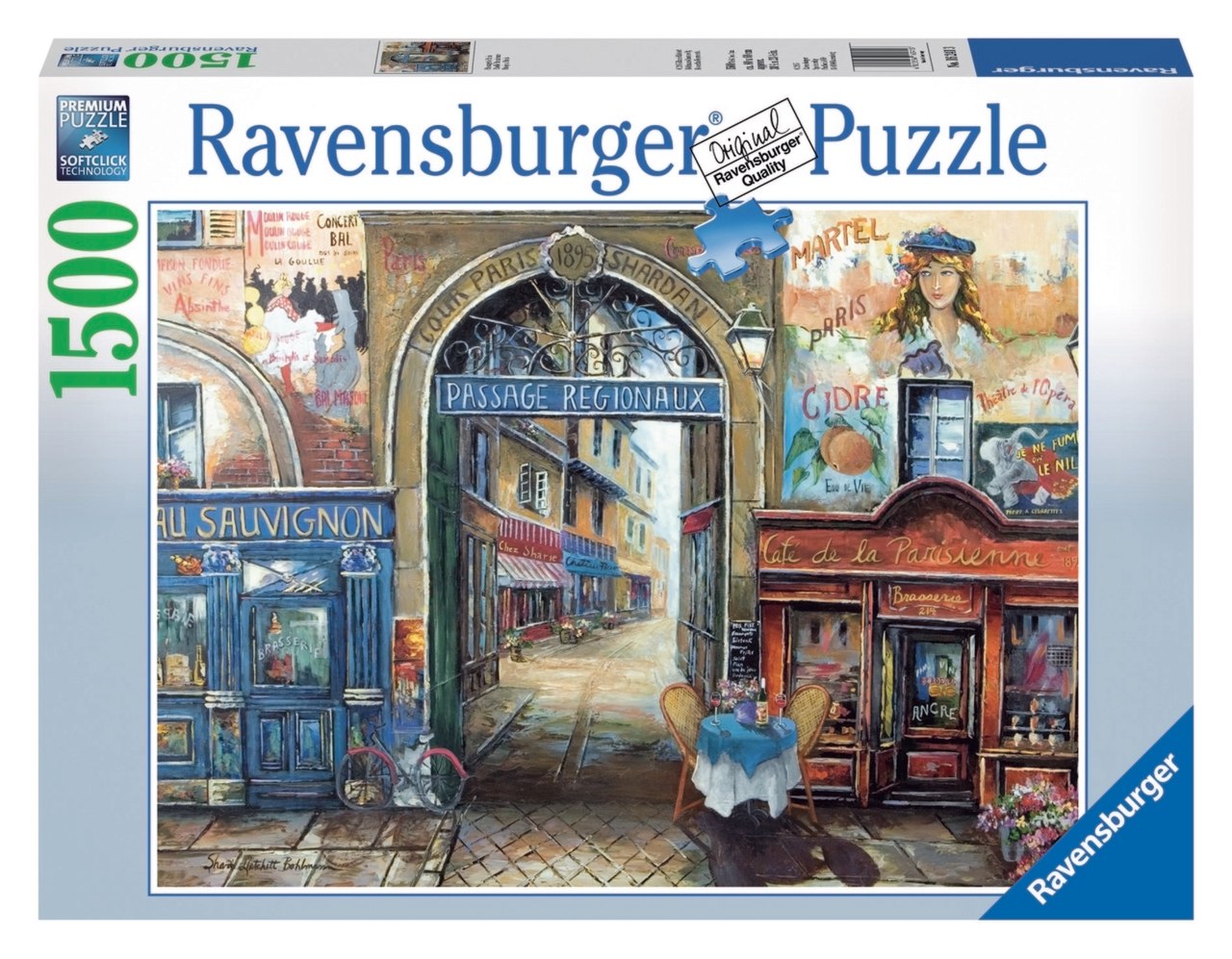 Passage to Paris - 1500pc Jigsaw Puzzle by Ravensburger - image 1