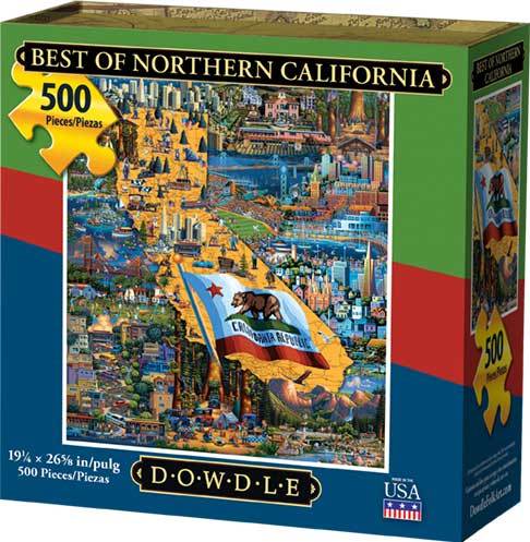 Best of Northern California - 500pc Jigsaw Puzzle by Dowdle  			  					NEW - image 1