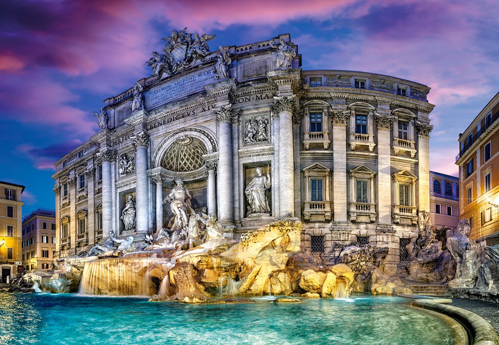 Fontanna di Trevi - 1500pc Jigsaw Puzzle By Castorland