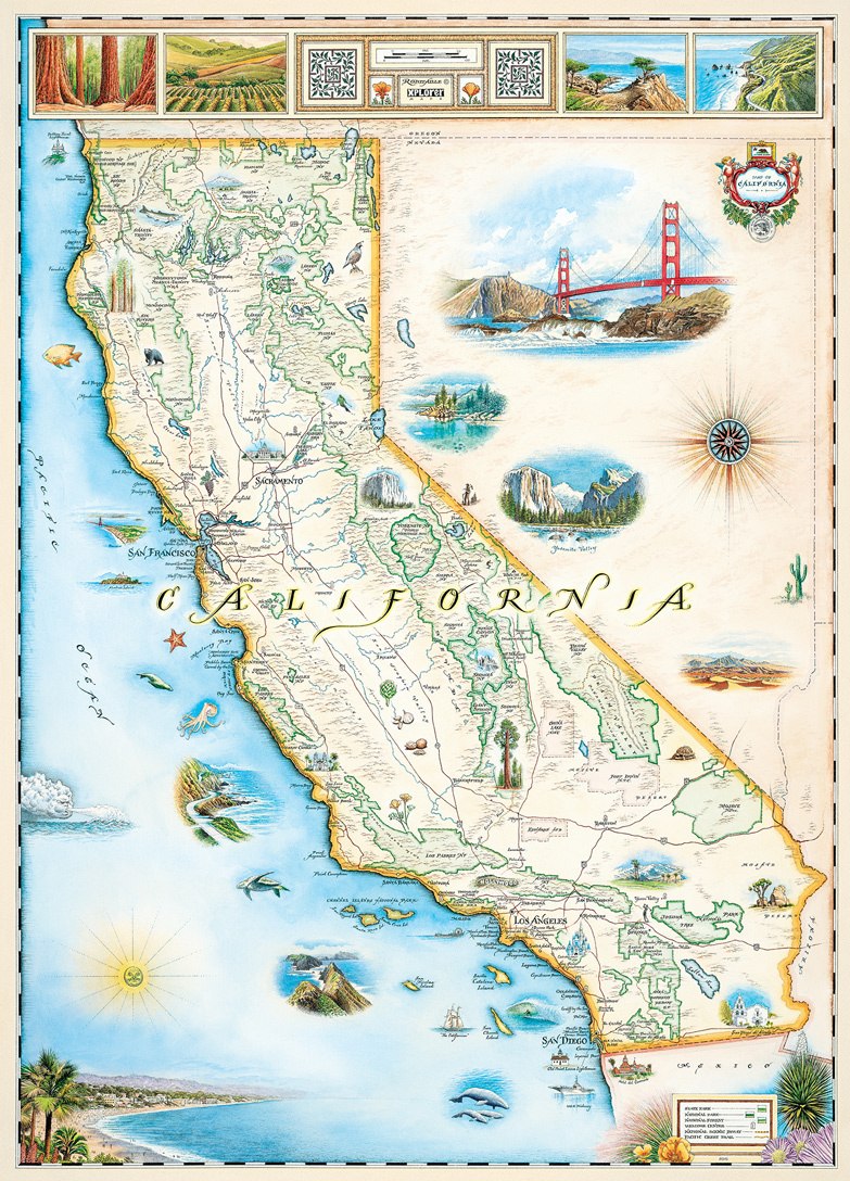 Xplorer: California - 1000pc Jigsaw Puzzle by Masterpieces