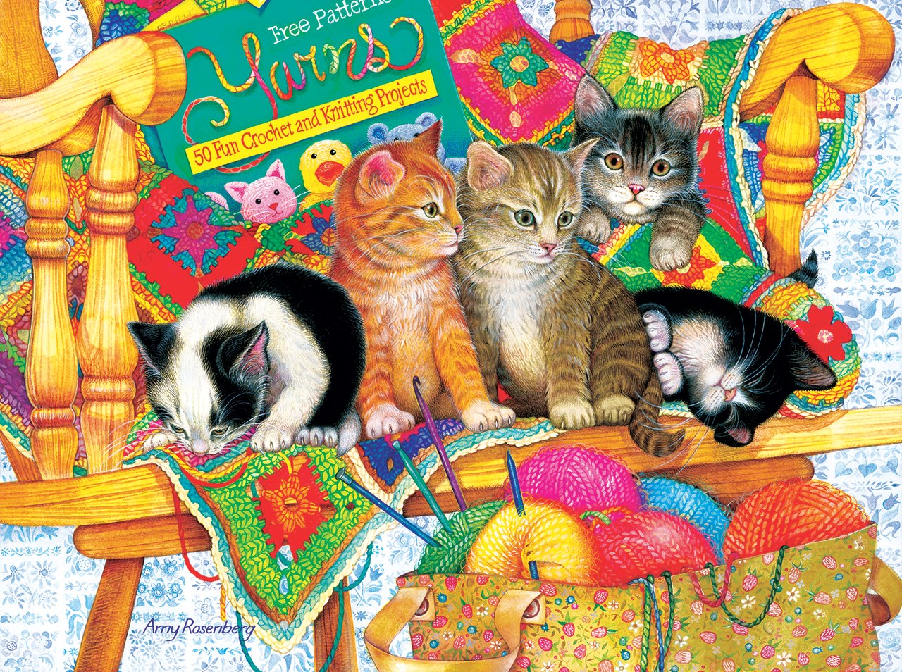 Knit Wits - 1000pc Jigsaw Puzzle by Sunsout  			  					NEW